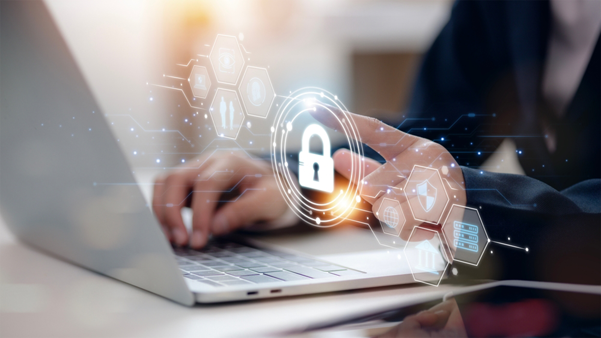 Cyber,Security,And,Data,Protection,On,Internet.,Person,Touching,Virtual